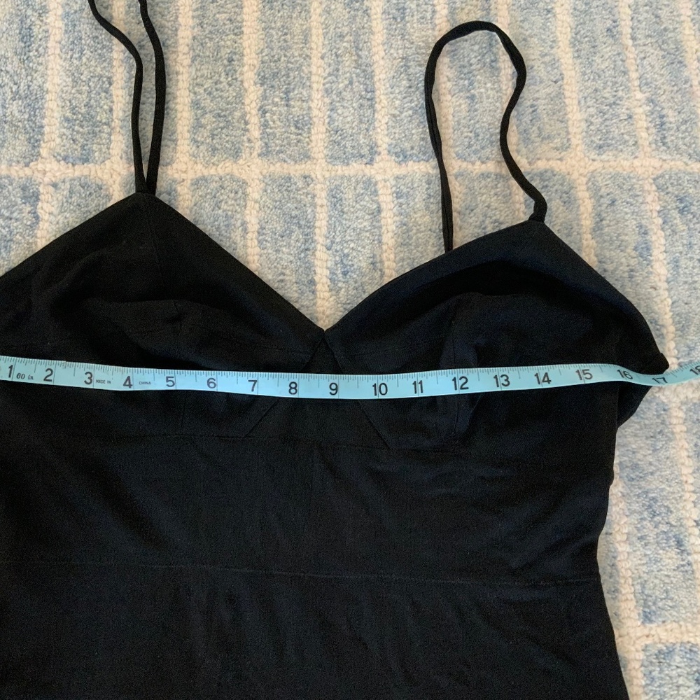 RARE CHANEL VINTAGE 97P CC BLACK BODYCON JUMPER ROMPER 40 - Picture 10 of 14